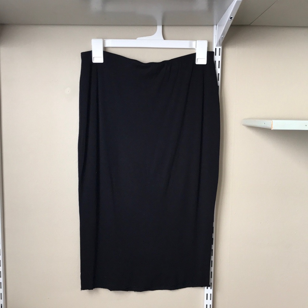 Black Camuto Pencil Skirt
